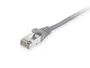 Equip 605500 Cable de Red RJ45 Cat6 S/FTP 1 Metro Gris, Gigabit Ethernet 1000 Mbps, PoE+, Plug & Play