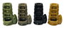 DKD Home Decor Set de 5 Soportes de Cerámica para Incienso Backflow Cascadas