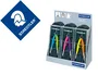 STAEDTLER Expositor de 9 Compases Micrométricos Mars 556 Neón