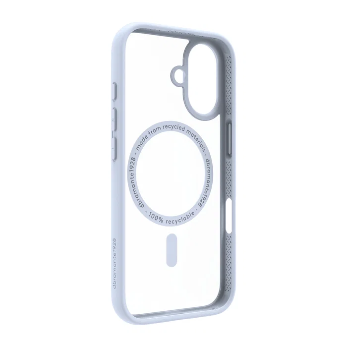 Dbramante1928 Grenen MS Funda para Apple iPhone 17 Azul - Resistente a Impactos - Compatible Carga Inalámbrica