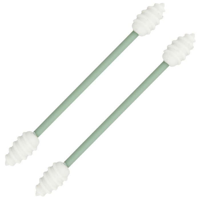 Cosmetic Club Juego de 2 Bastoncillos de Oído Reutilizables de Silicona para Uso Cotidiano