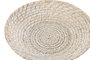 DKD Home Decor Centro Mesa Balines Blanco Natural Bambú Ratan 35 x 8 x 35 cm Set de 2