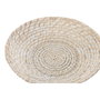 DKD Home Decor Set de 2 Centros de Mesa de Bambú y Ratán Blanco