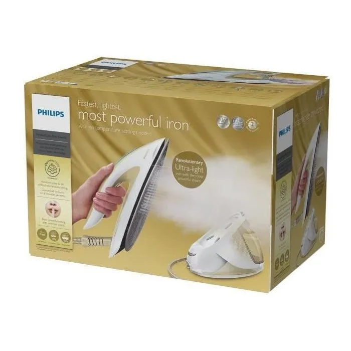 Philips Plancha a Vapor Perfect Care Elite GC9642/60 - 7.2 Bares, 490 g/min Golpe de Vapor, 1.8 L Depósito