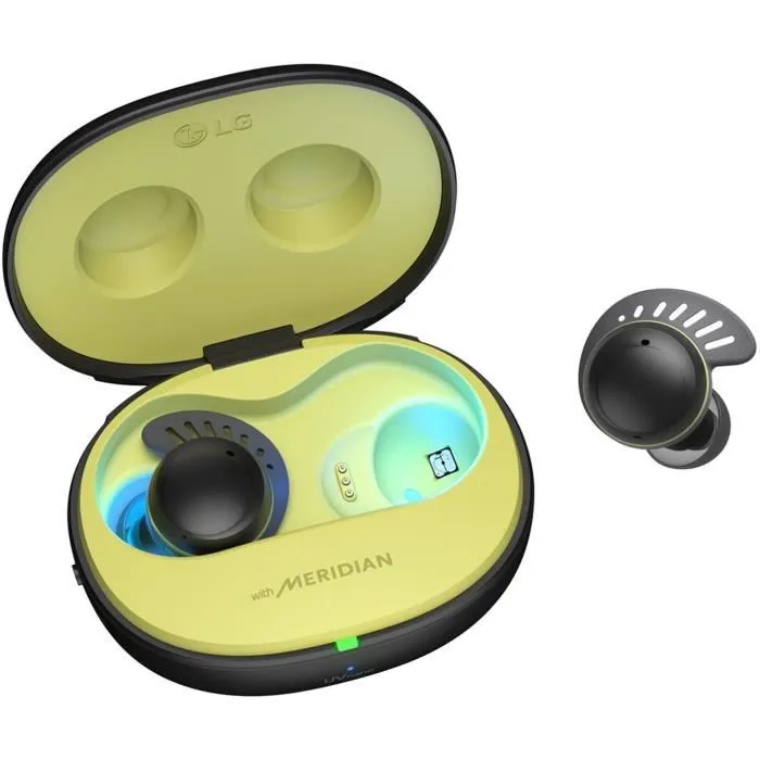 Auriculares deportivos LG TONE Free Fit TF8Q - Bluetooth - True Wireless - Resistente al agua (IP67) - Negro Auriculares deportivos LG TONE Free Fit TF8Q - Bluetooth - True Wireless - Resistente al agua (IP67) - Negro