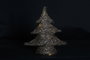 DKD Home Decor Árbol de Navidad Ratan LED Marrón Dorado 37 x 10 x 41 cm