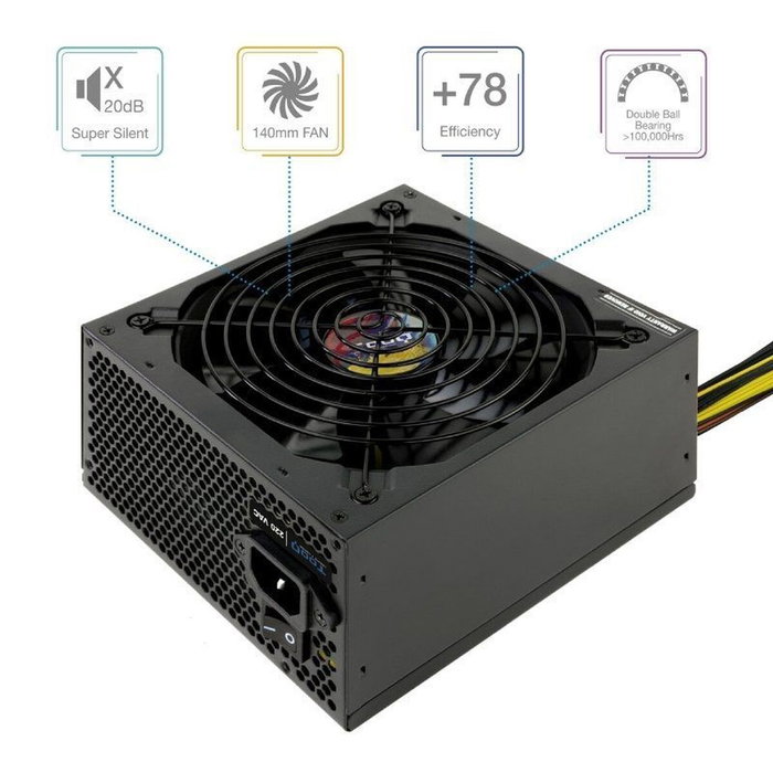 TOOQ TQAPOLO-700SP 700W ATX Negro