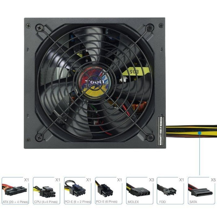 TOOQ TQAPOLO-700SP 700W ATX Negro