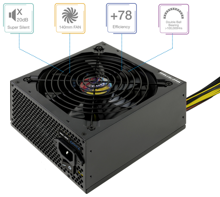 TOOQ TQAPOLO-700SP 700W ATX Negro