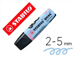 Stabilo BOSS Original Pastel Rotulador fluorescente azul nublado, trazo 2/5 mm