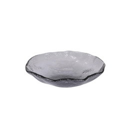 Viejo Valle Murano Bol Negro, Cristalería de Vidrio, Diámetro 20 cm, Alto 6 cm (Set de 6)