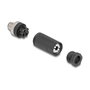 DeLOCK Conector M12 A-codificado 3 Pin Macho para Montaje con Tornillo