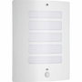 Brilliant Lámpara de pared TODD-Outdoor con detector H29cm blanco brillante