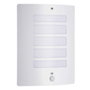 Brilliant Lámpara de pared TODD-Outdoor con detector H29cm blanco brillante