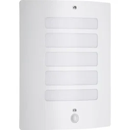 Brilliant Lámpara de Pared TODD-Outdoor con Detector H29cm Blanco Brillante