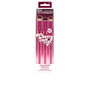 Real Techniques Cherry On Top Mesmereyes Brush Trio 3u - Set de 3 brochas para sombras de ojos con cerdas sintéticas UltraPlush