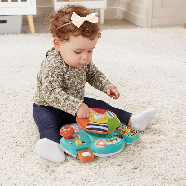 Vtech Volante de Actividades para Bebé con Luces, Sonidos y Texturas - 28,8x11,6x27,9 cm
