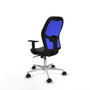 PIQUERAS Y CRESPO Silla de oficina Jorquera Gris y Azul