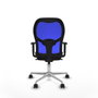PIQUERAS Y CRESPO Silla de oficina Jorquera Gris y Azul