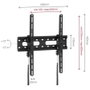 Fonestar Soporte de Pared Inclinable Tilt-044BA para TV de 32 a 70 Pulgadas hasta 45 kg