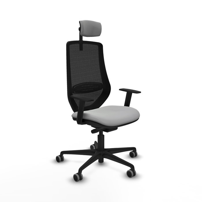 PIQUERAS Y CRESPO Silla de oficina Mardos Gris claro/Negro PIQUERAS Y CRESPO Silla de oficina Mardos Gris claro/Negro