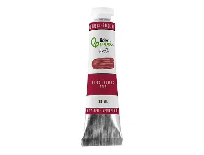 Liderpapel Pintura al óleo Rojo burdeos 20 ml