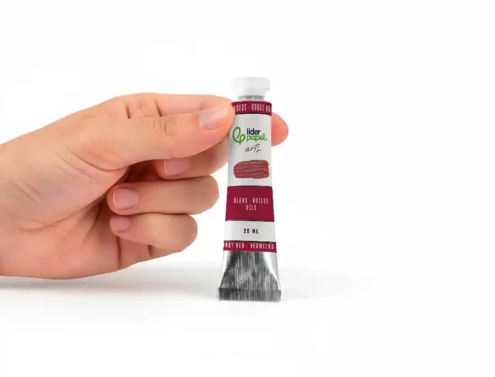 Liderpapel Pintura al óleo Rojo burdeos 20 ml