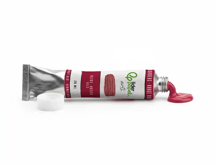 Liderpapel Pintura al óleo Rojo burdeos 20 ml