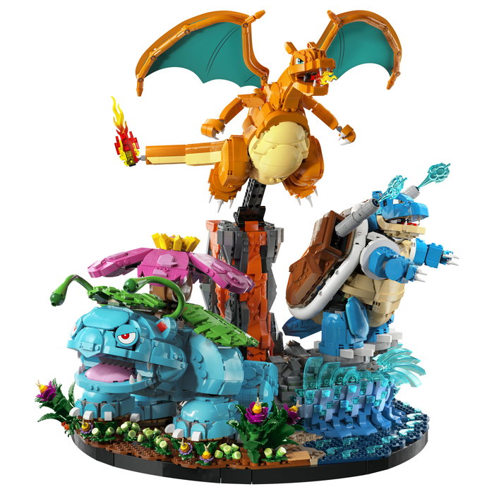 LEGO Pokemon 72153 Venusaur, Charizard e Blastoise