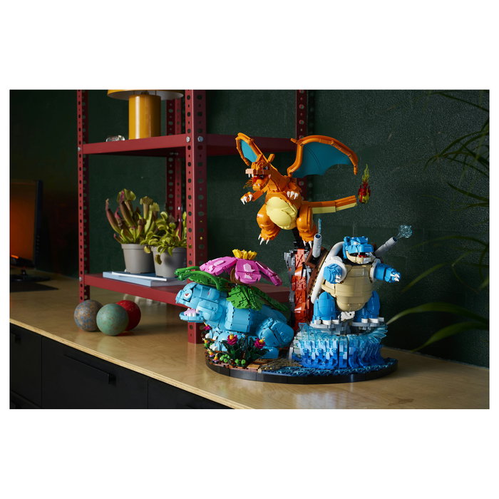 LEGO Pokemon 72153 Venusaur, Charizard e Blastoise
