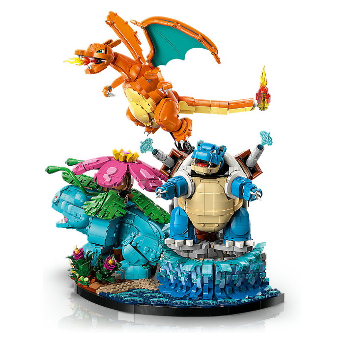 LEGO Pokemon 72153 Venusaur, Charizard e Blastoise