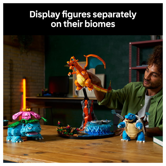 LEGO Pokemon 72153 Venusaur, Charizard e Blastoise
