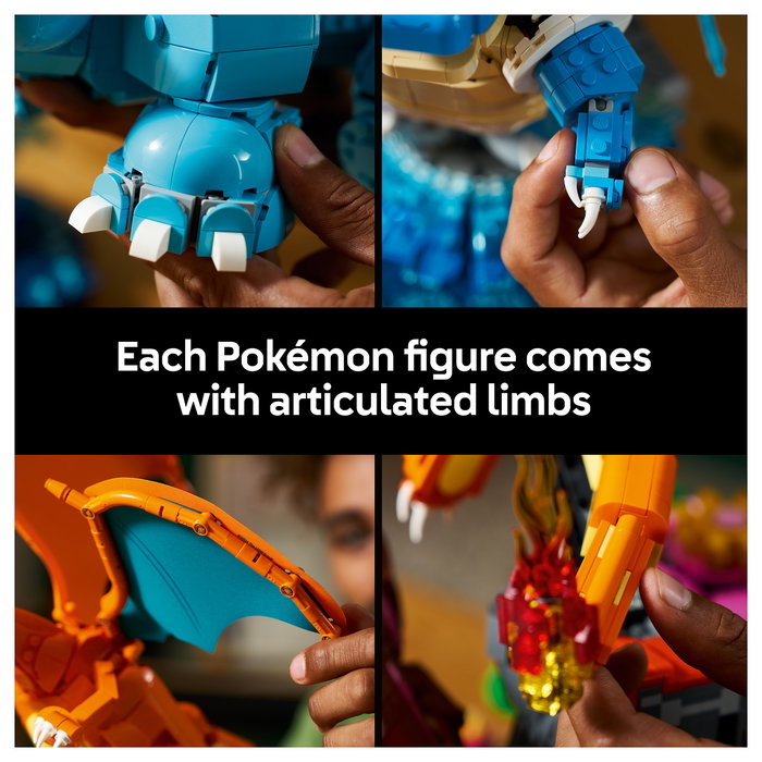 LEGO Pokemon 72153 Venusaur, Charizard e Blastoise