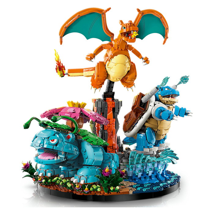 LEGO Pokemon 72153 Venusaur, Charizard e Blastoise