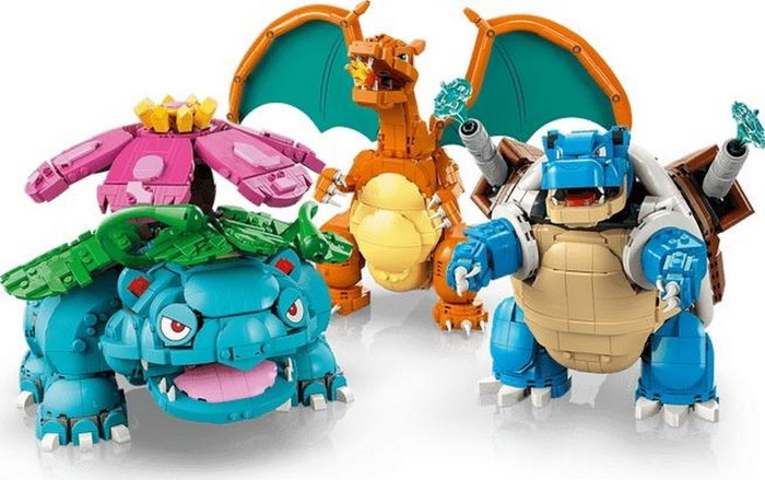 LEGO 72153 Pokémon Bisaflor, Glurak y Turtok