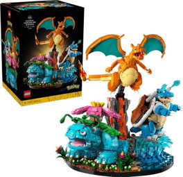 LEGO 72153 Pokémon Bisaflor, Glurak y Turtok