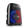 NGS WILD CLUB Altavoz Portátil Bluetooth 80W con Luces Láser, TWS, Resistente al Agua, Batería 5400mAh, Negro