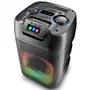NGS Wild Club - Altavoz Bluetooth Portátil, 80W, Karaoke, Luces Láser y LED, TWS, Batería Recargable, AUX/USB/TF, Negro