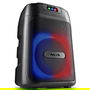 NGS Wild Club - Altavoz Bluetooth Portátil, 80W, Karaoke, Luces Láser y LED, TWS, Batería Recargable, AUX/USB/TF, Negro