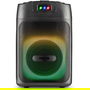 NGS Wild Club - Altavoz Bluetooth Portátil, 80W, Karaoke, Luces Láser y LED, TWS, Batería Recargable, AUX/USB/TF, Negro