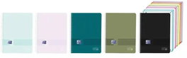 OXFORD Pack de 5 Cuadernos Espiral Ebook10 XL Live & Go A4+ Cuadrícula 5x5 Colores Surtidos