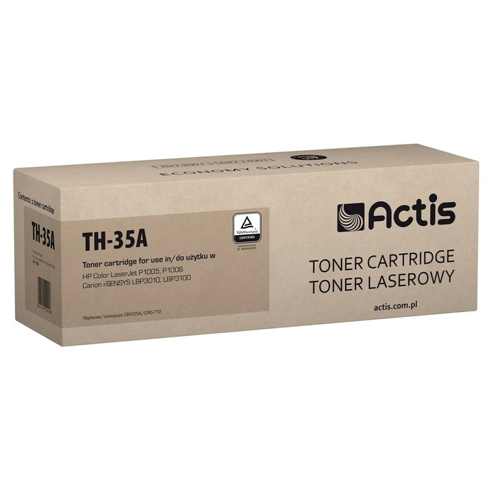 Cartucho de tÓner actis th-35a (reemplazo hp 35a cb435a canon crg-712 - estÁndar - 1500 pÁginas - negro) Cartucho de tÓner actis th-35a (reemplazo hp 35a cb435a canon crg-712 - estÁndar - 1500 pÁginas - negro)