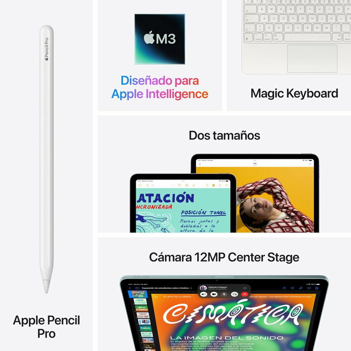 Apple iPad Air M3 (2025) 13 pulgadas Wi-Fi + Cellular 128 GB Estrellado