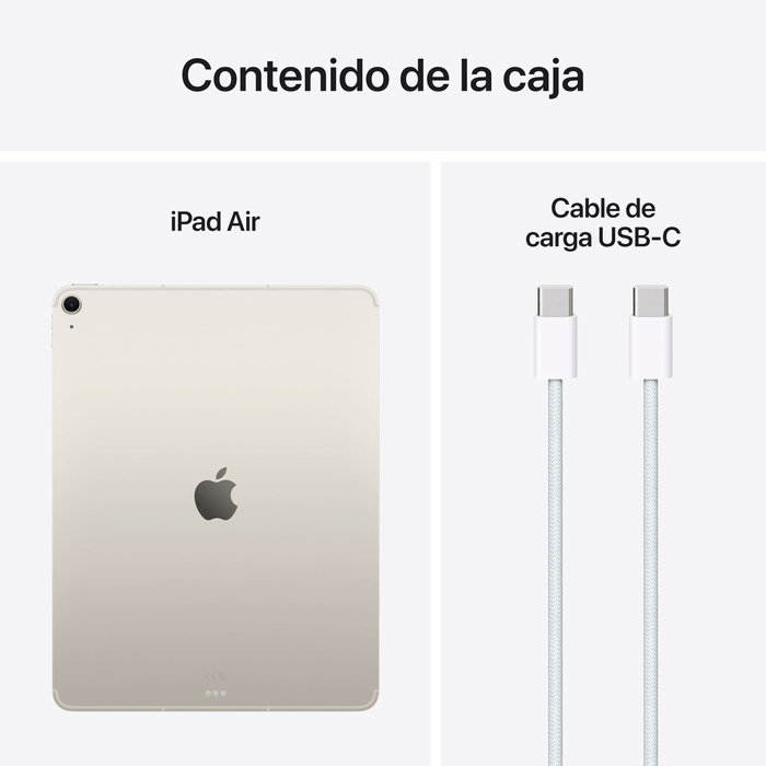 Apple iPad Air M3 (2025) 13 pulgadas Wi-Fi + Cellular 128 GB Estrellado