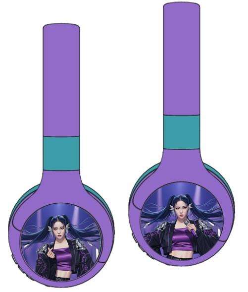 Lexibook K-Pop Academy HPBT010KP Auriculares Plegables 2 en 1