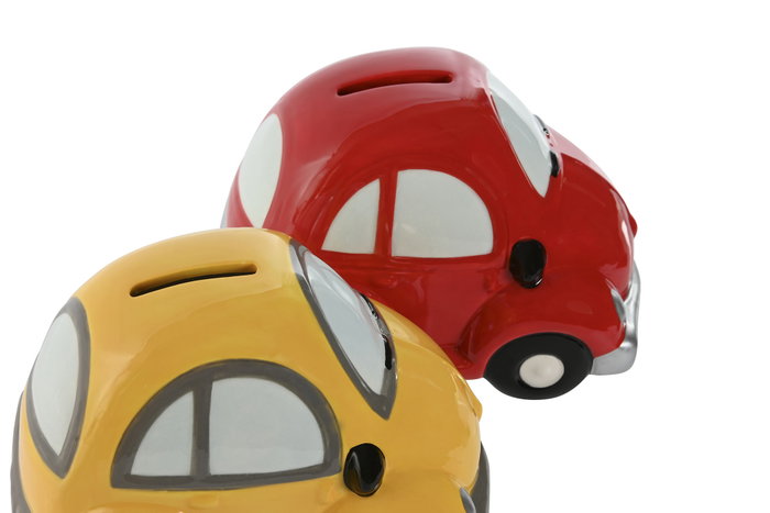 DKD Home Decor Hucha de Coche en Dolomita (Surtido de 2 unidades)