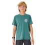 Camiseta de Manga Corta Infantil Rip Curl 021BTE-3136 Azul