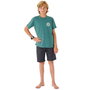 Camiseta de Manga Corta Infantil Rip Curl 021BTE-3136 Azul