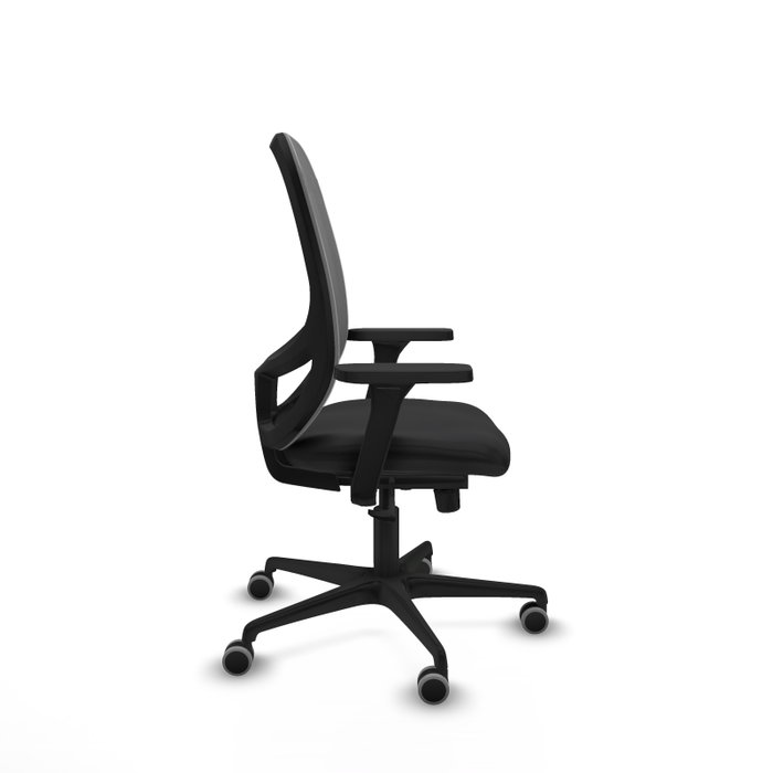 PIQUERAS Y CRESPO Silla de oficina Cilanco con mecanismo Sincro, Brazos 3D y Malla Gris