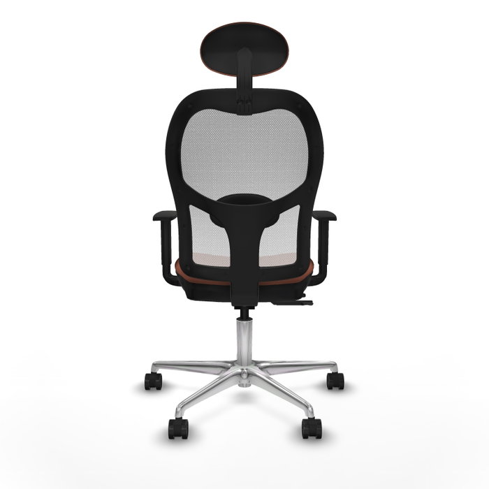 PIQUERAS Y CRESPO Silla de oficina Jorquera Marrón y Blanco